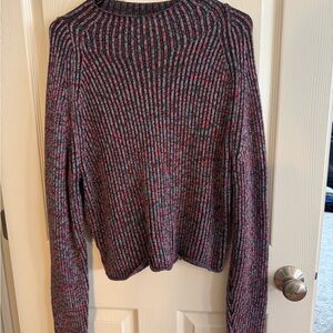 Women's Multicolor Ribbed Sweater